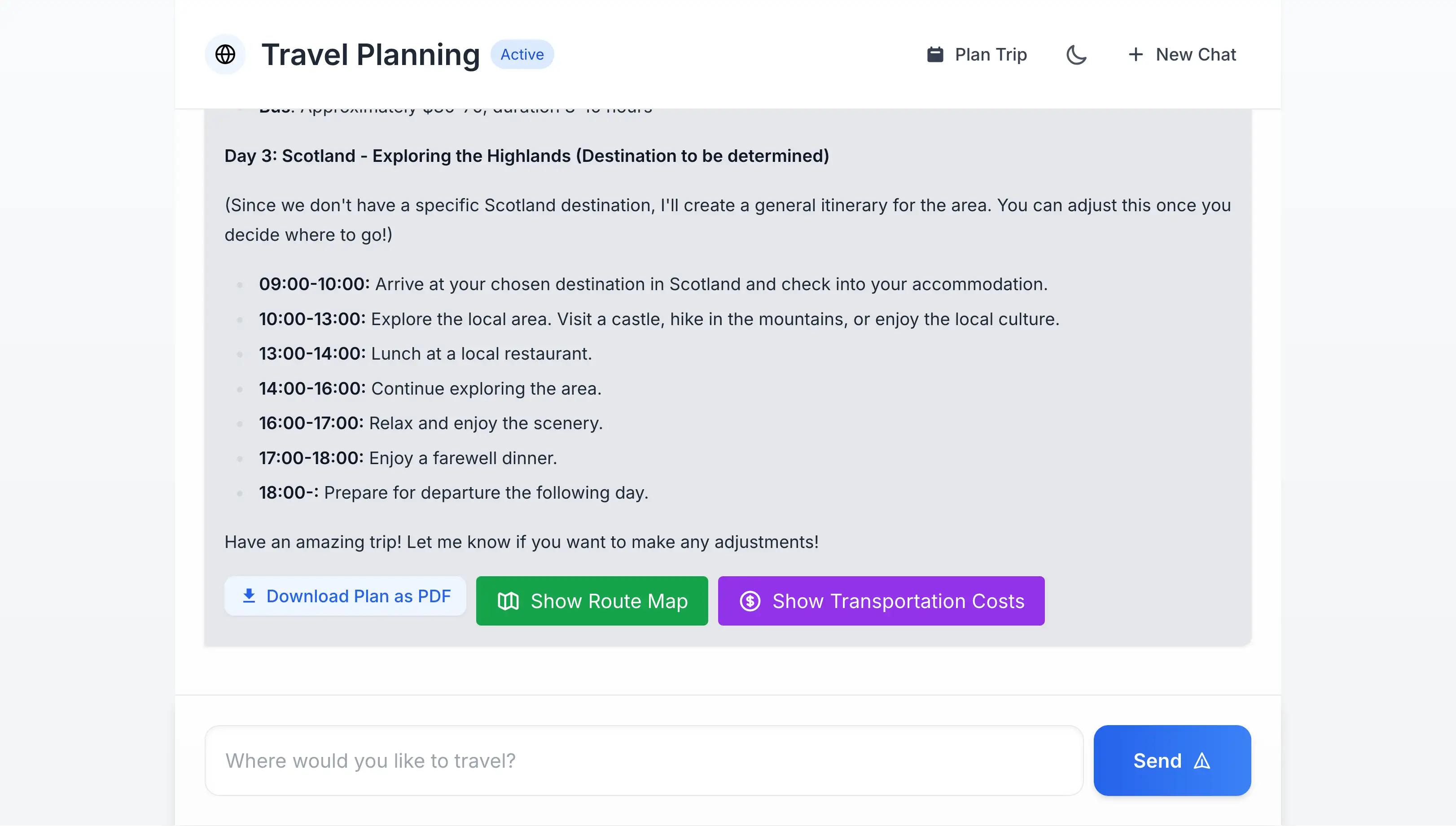 Travel AI screenshot 4